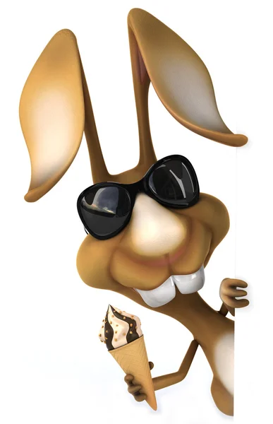 Fun rabbit — Stock Photo, Image