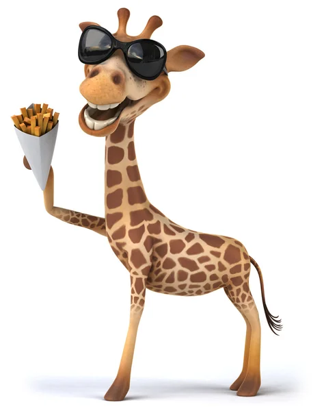 Fun giraffe — Stock Photo, Image