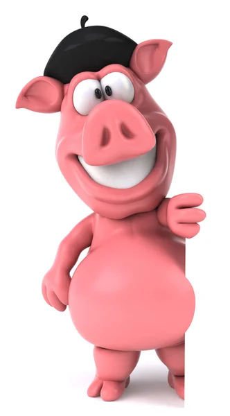 재미 있는 돼지 — 스톡 사진