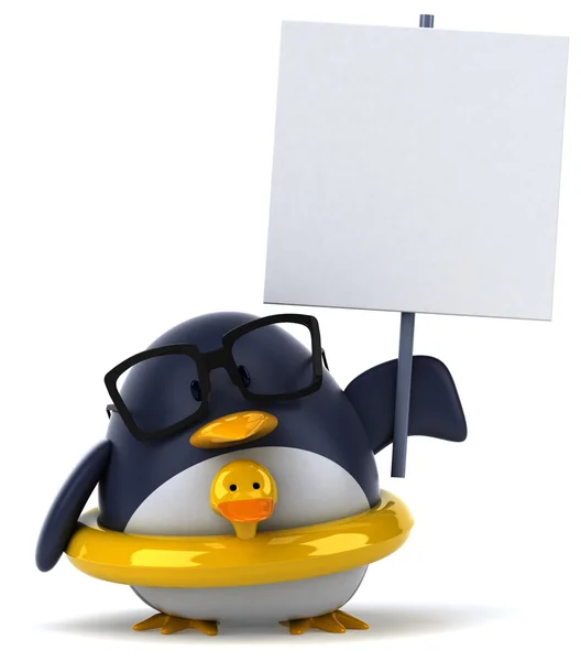Lustiger Pinguin — Stockfoto