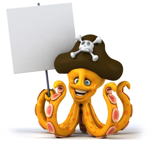 Piraat octopus — Stockfoto