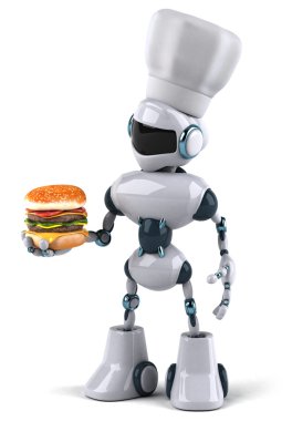 aşçı robot burger ile eğlenceli bir