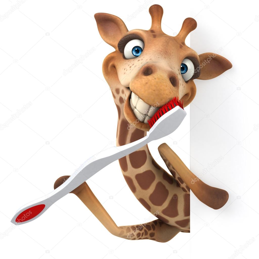 giraffe toothbrush