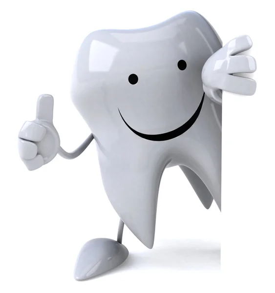 Happy Tooth with thumb up — Stock Photo, Image