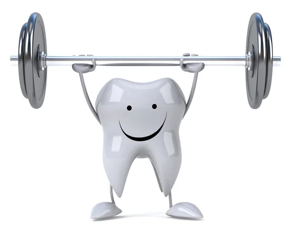 Tooth lifting weights — Stock Photo, Image