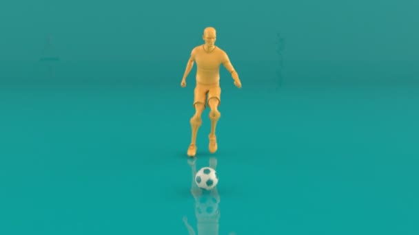 Design Movimento Jogo Futebol — Vídeo de Stock