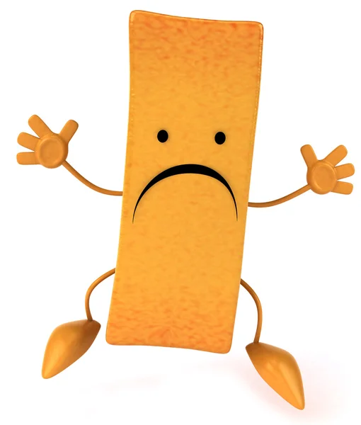 Sad French fry — Stock Photo, Image