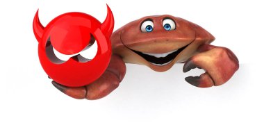 Virüs - 3d çizim ile eğlenceli Yengeç