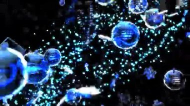 Hareket tasarımı 3D Noel simgeleri, canlandırma 