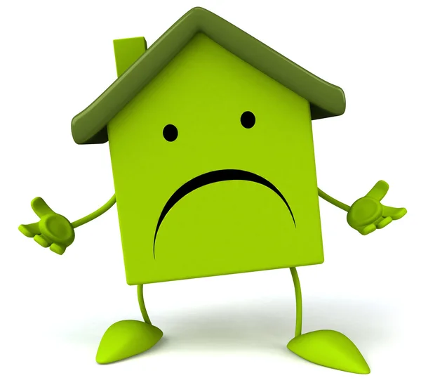 Sad Green house — Stock Photo, Image