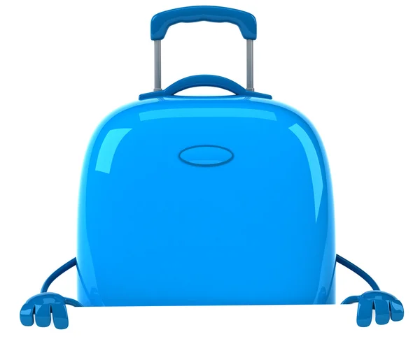 Blue Suitcase — Stock Photo, Image