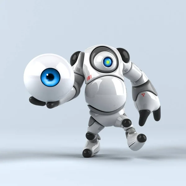 Roboter Mit Auge Illustration — Stockfoto