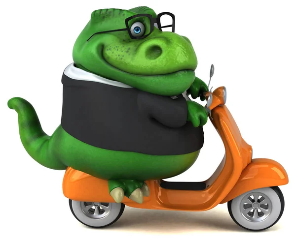 Leuke Trex Scooter Illustratie — Stockfoto