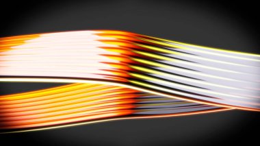 Güzel soyut dalga arkaplanı - 3B İllüstrasyon