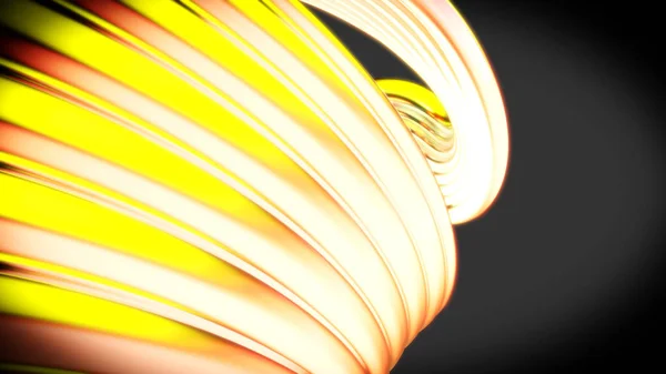 美しい抽象波の背景 3Dイラスト — ストック写真