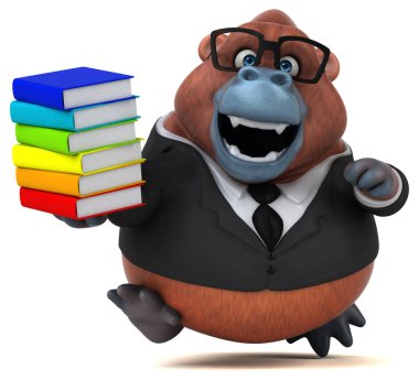 -3d çizim ile eğlenceli Orang hazırlayacağım kitaplar