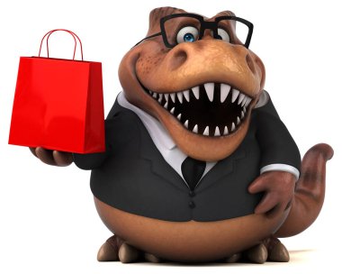 Çantalı eğlence Trex - 3D Görüntü