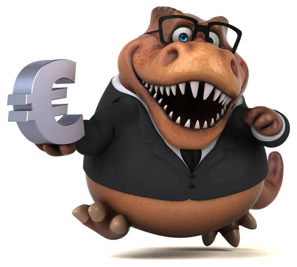 Leuke Trex Met Euro Illustratie — Stockfoto