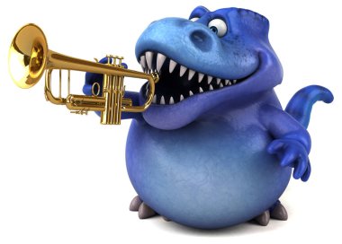 Fun Trex çalıyor - 3D Görüntü