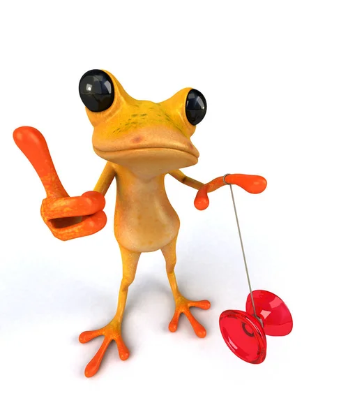 Fun Frog Illustration — Stockfoto