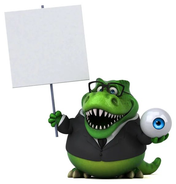 Leuk Trex Met Eye Illustratie — Stockfoto