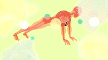 Röntgen çeken bir adamın anatomisi - 3 boyutlu görüntü