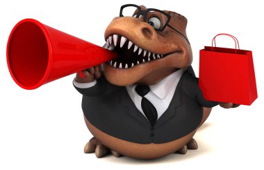 Çantalı eğlence Trex - 3D Görüntü