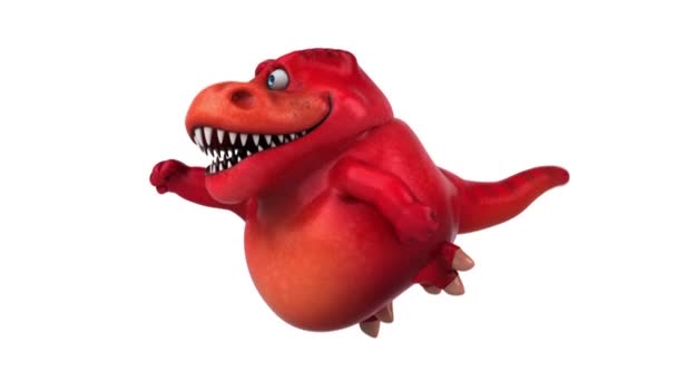 Dinosaur Funny Cartoon Character Animation — Stock Video © julos #558591932