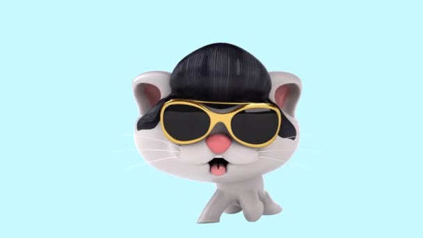 Cute Cat Dancing Animation — Video