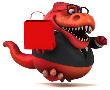 Çantalı eğlence Trex - 3D Görüntü