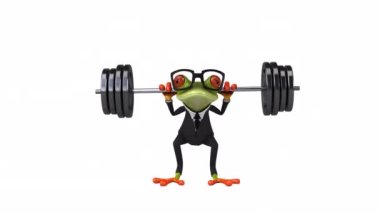 Kurbağa ağırlıkları ile eğlenceli bir