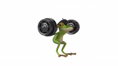 Kurbağa ağırlıkları ile eğlenceli bir