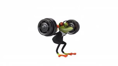 Kurbağa ağırlıkları ile eğlenceli bir