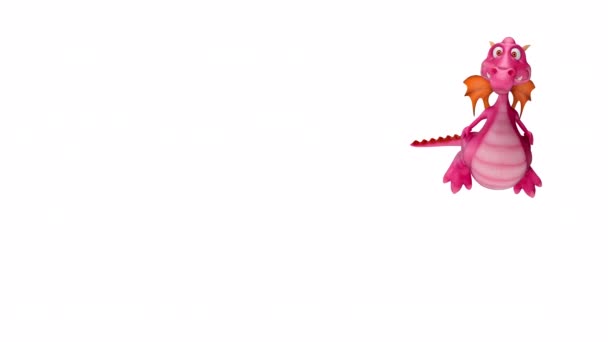 Ragodn Funny Cartoon Character Flying Animace — Stock video