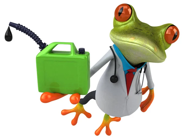 삽화가 개구리 — 스톡 사진