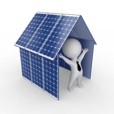 Solar energy concept clipart