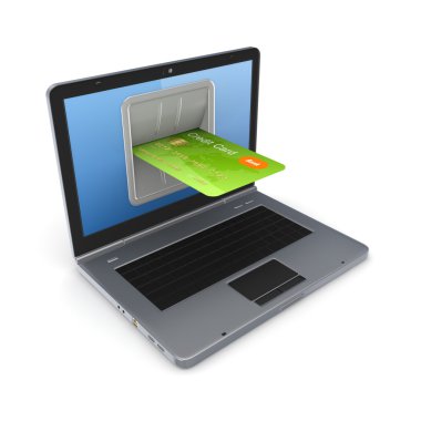 Online ödemeler kavramı.