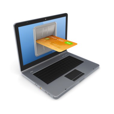 Online ödemeler kavramı.