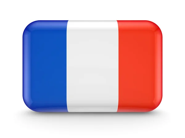 Значок французского флага. — стоковое фото