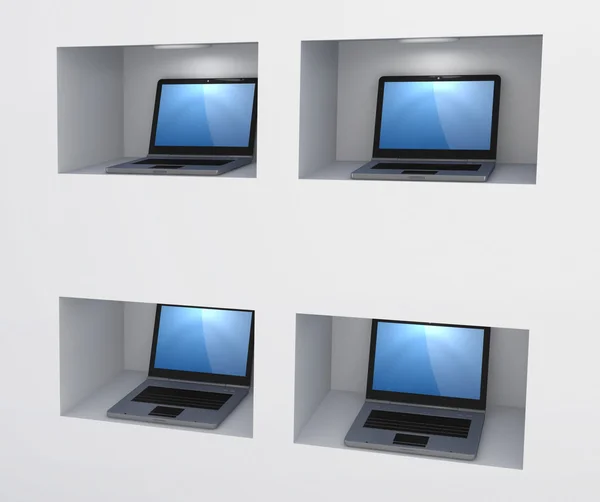 Moderne laptops. — Stockfoto