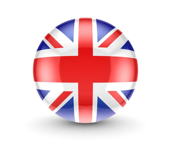 Britse vlag, pictogram. — Stockfoto