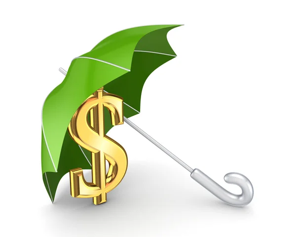 finansal koruma kavramı.