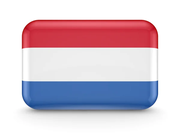 Nederlandse vlag, pictogram. — Stockfoto