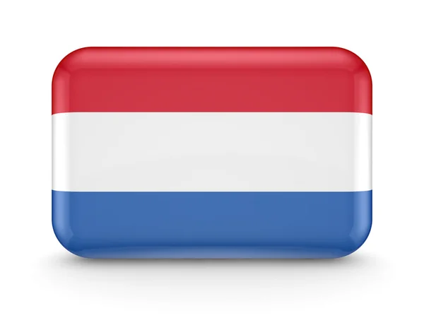 Dutch flag icon. — Stock Photo, Image