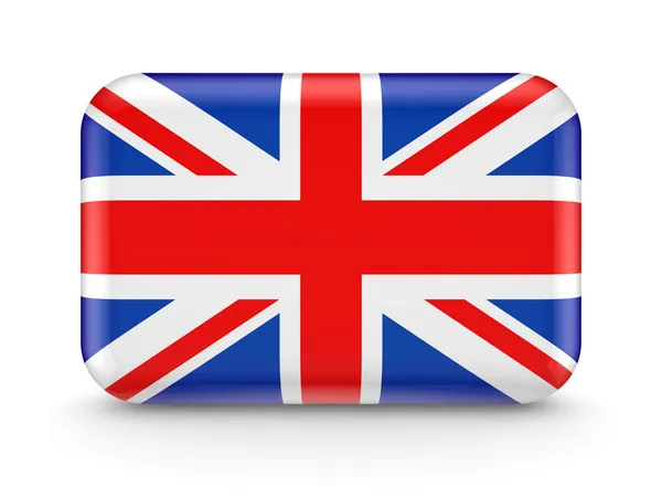 Ikone der britischen Flagge. — Stockfoto