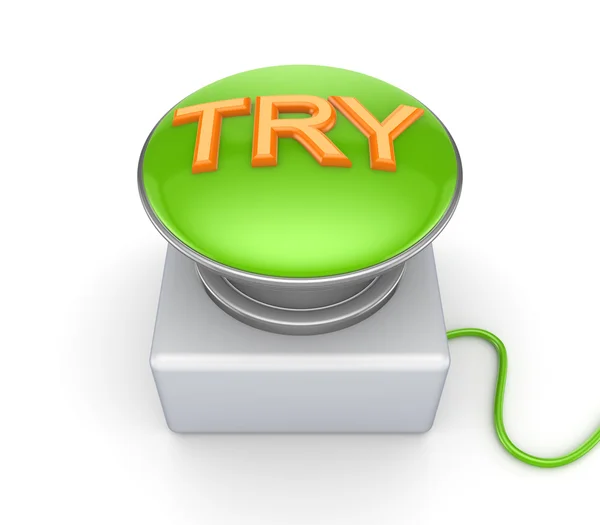 TRY button. — Stock Photo, Image