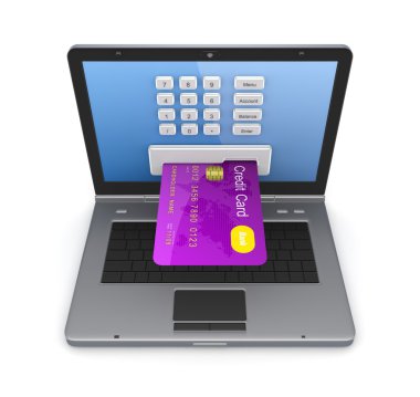 Online payments concept. clipart