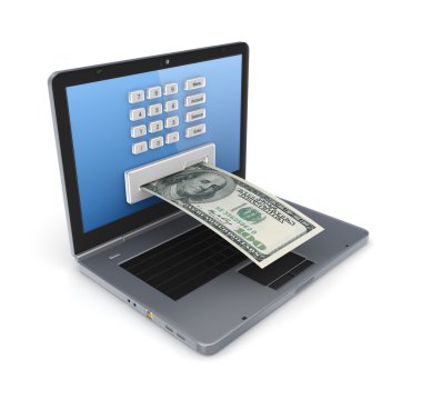 Online ödemeler kavramı.