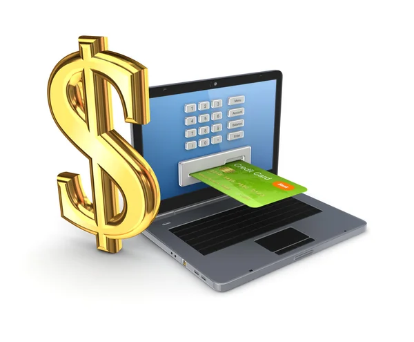 Online betalingen concept. — Stockfoto