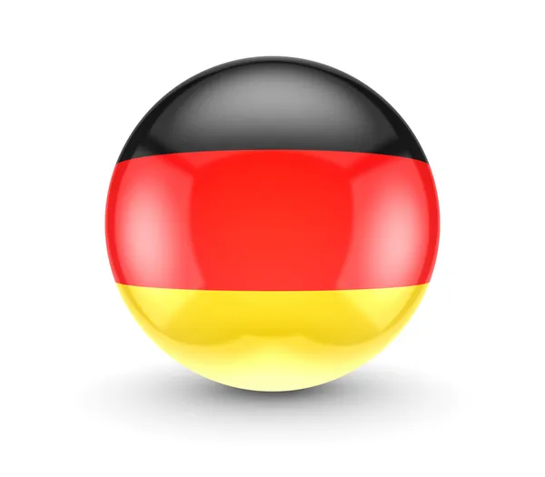 Duitse vlag, pictogram. — Stockfoto